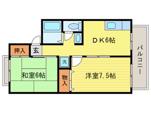 エンゼルハイム桂川の物件間取画像